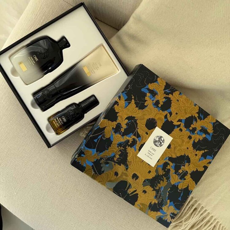 ORIBE Oribe | Gold Lust — Coffret Fêtes 2025 Réparation, Nutrition & Éclat