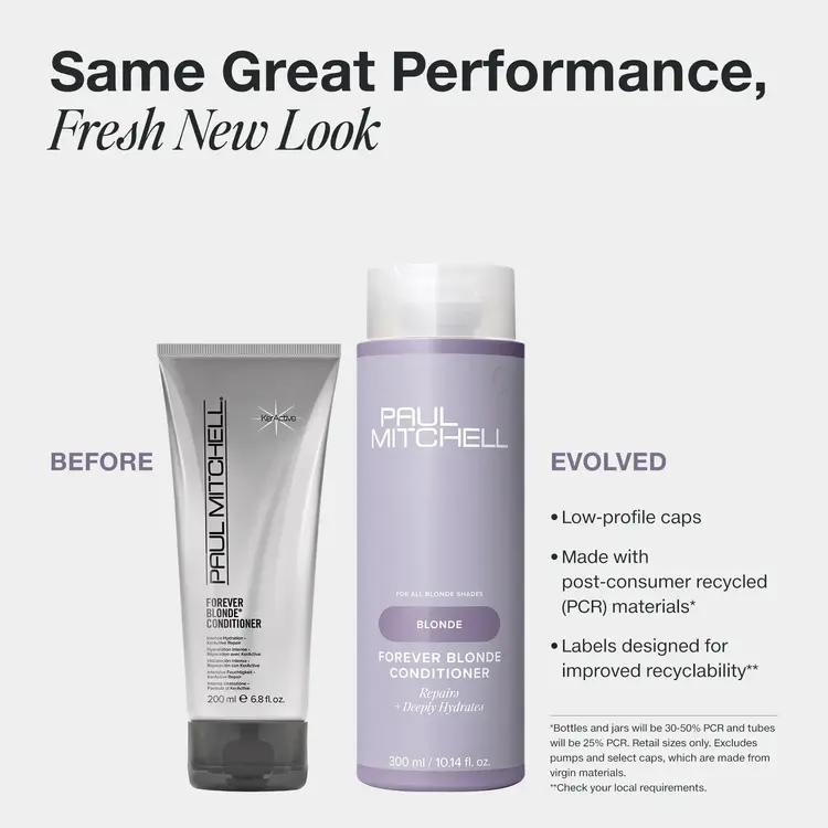 PAUL MITCHELL ***Forever Blonde | Conditionneur - Revitalisant intensément hydratant qui démêle, aide à réparer et ravive l’éclat des blonds