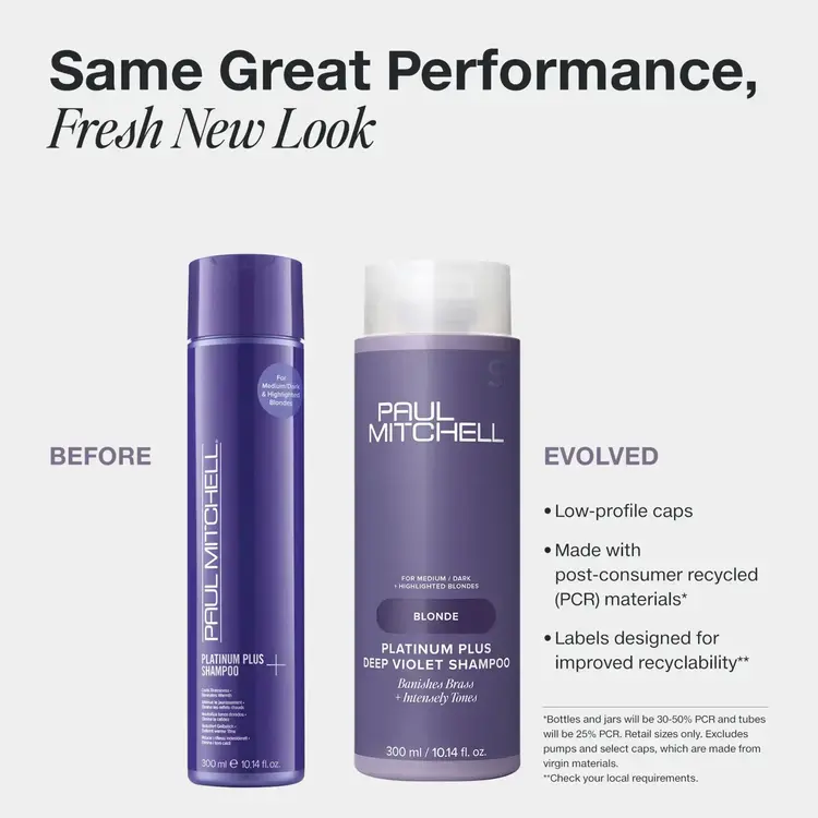 PAUL MITCHELL Blonde | Platinum Plus | Shampooing Violet Foncé
