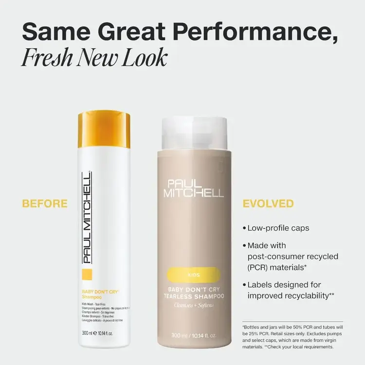 PAUL MITCHELL ***Kids | Baby Don't Cry Shampoo – Extra-gentle tear-free kids shampoo