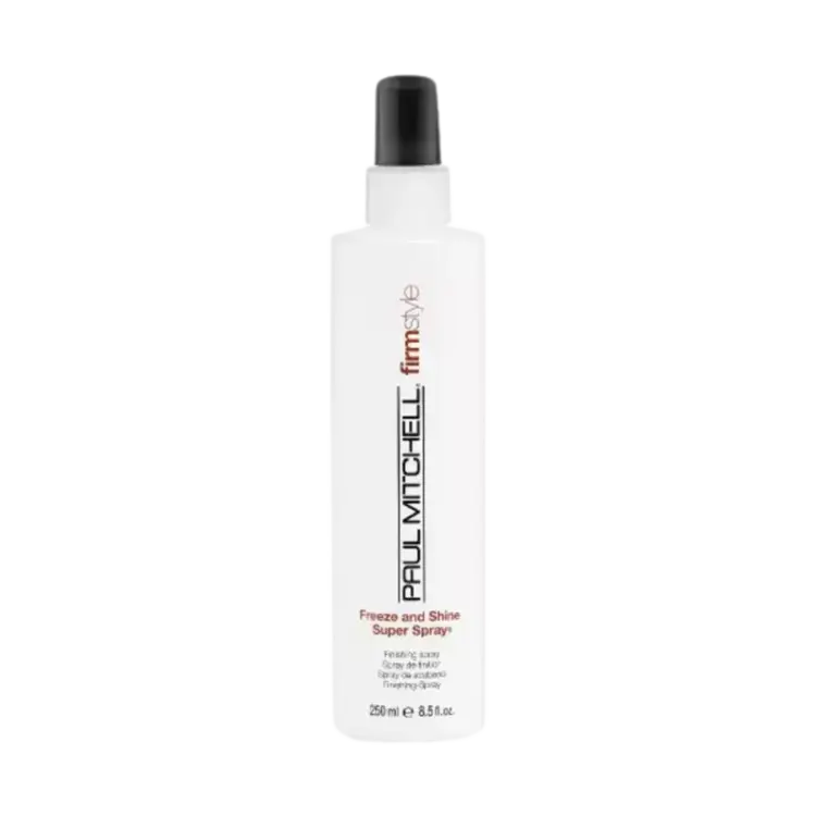 PAUL MITCHELL ***Firm Style | Freeze and Shine | Super Spray Tenue Ultra Forte - Fixatif non-aérosol à tenue maximale qui fige le style et ajoute une brillance ultra-lustrée
