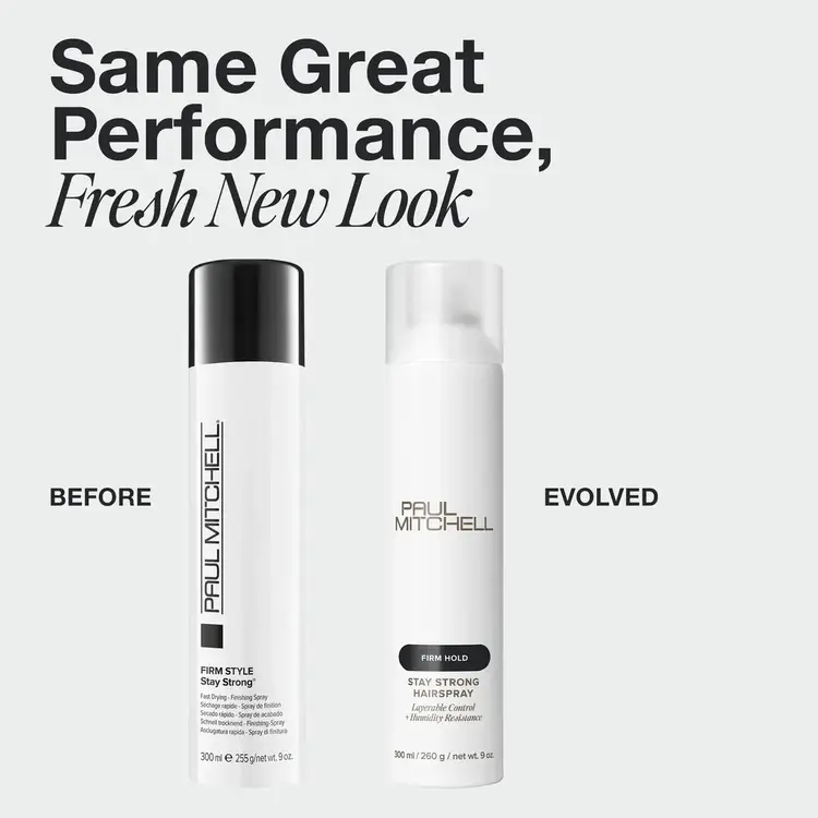 PAUL MITCHELL ***Firm Style | Stay Strong | Finishing Spray Fast Drying (300ml/255g/9oz) - Quick-drying finishing spray that delivers long-lasting strong hold and clean control without stickiness
