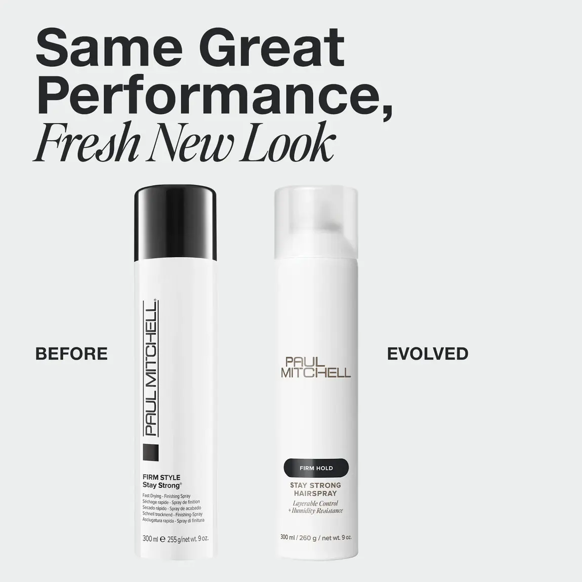 ***Firm Style | Stay Strong | Spray de Finition à Séchage Rapide (300ml/255g/9oz) - Fixatif à séchage rapide qui offre une tenue forte durable et un contrôle net, sans effet collant