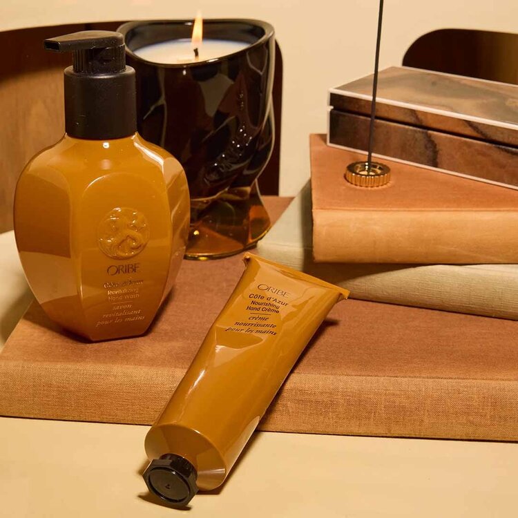 ORIBE Oribe | Côte d’Azur | Coffret Fêtes 2025 | Ensemble pour les Mains — Savon à Mains & Crème