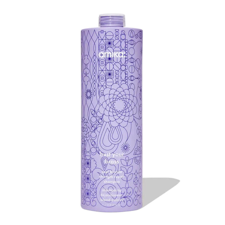amika: amika | Bust Your Brass | Cool-Blonde Repair Shampoo