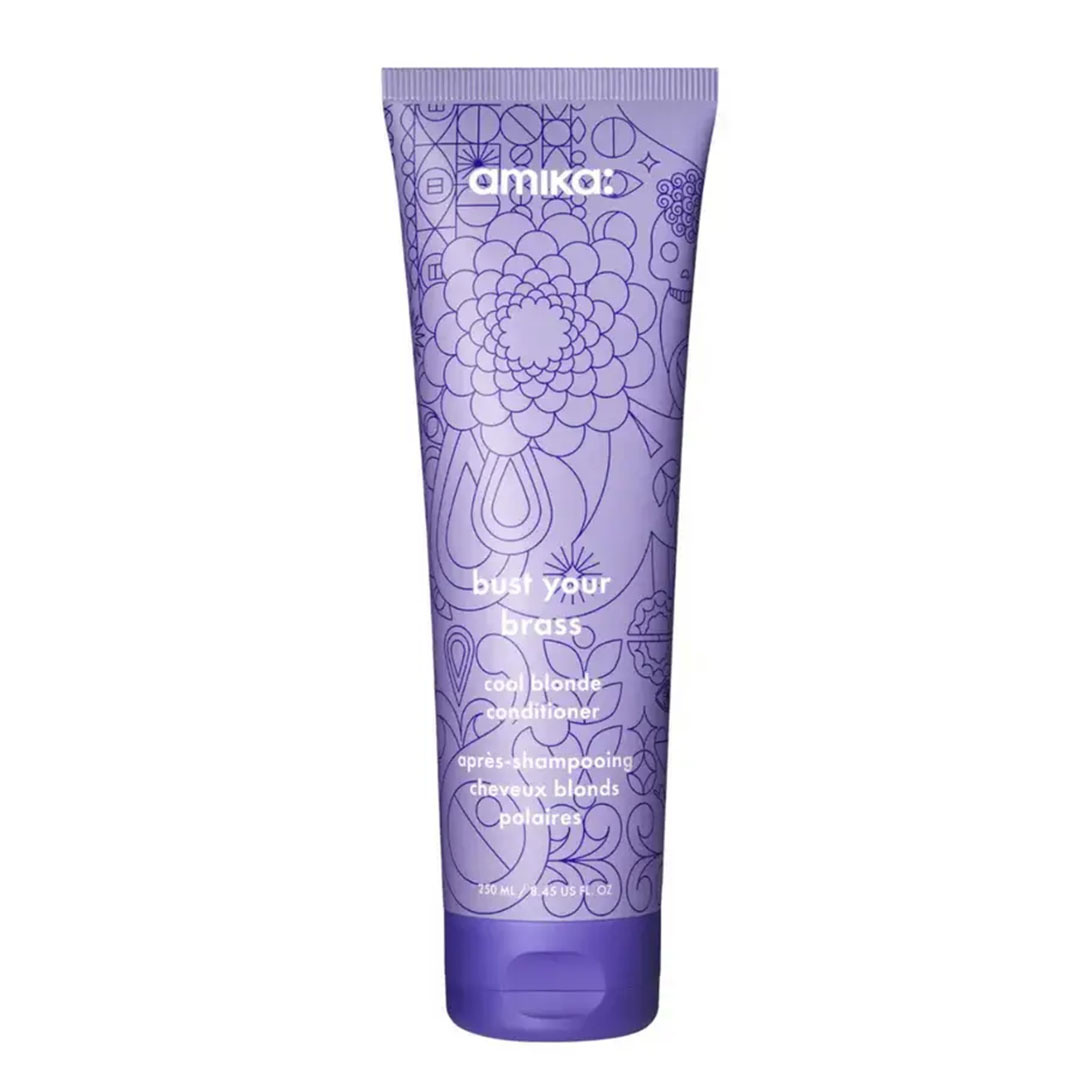 amika | Bust Your Brass Après-Shampooing Réparateur Blonds Froids
