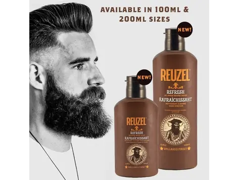 REUZEL REUZEL - BARBE & RASAGE | *Rafraîchissant . Nettoyant à Barbe Sans Rinçage / Refresh . No Rinse Beard Wash