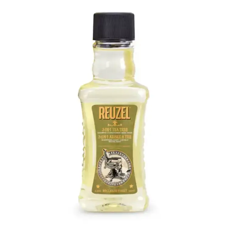 REUZEL 3-en-1 Arbre à Thé — Nettoyage rafraîchissant cheveux et corps