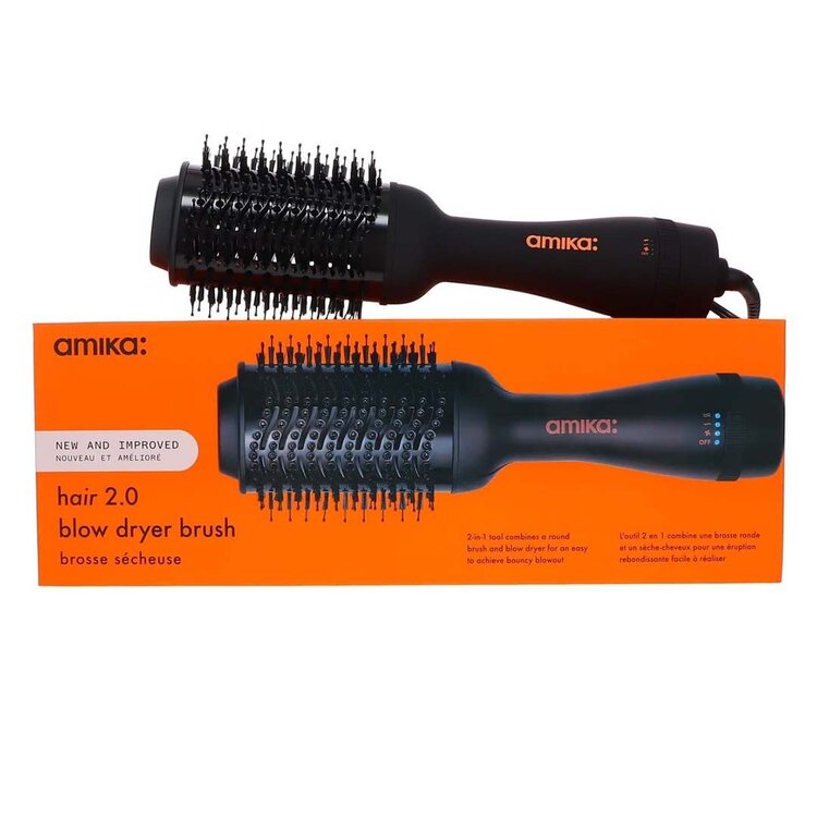 amika: Hair Blow Dry Brush 2.0 | 2-in-1 Hair Styling Tool