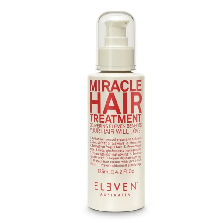 ELEVEN Australia Miracle Hair | Leave-In Treatment (125 ml / 4.2 oz) - Repair & Anti-Frizz Care
