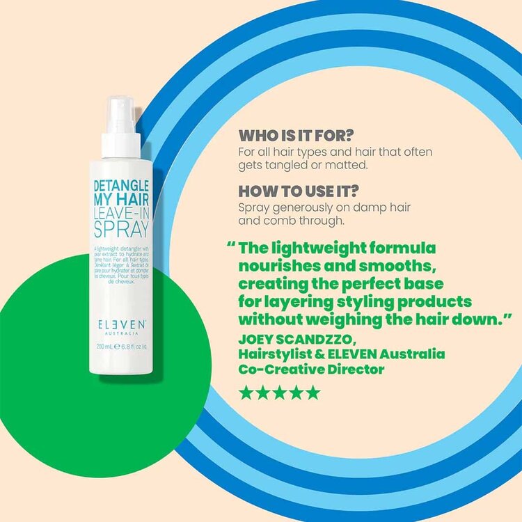 ELEVEN Australia Colour Pop! | Miracle Trio | Holidays Set 2025 – Hydrating & Detangling Set for Soft, Glossy Hair