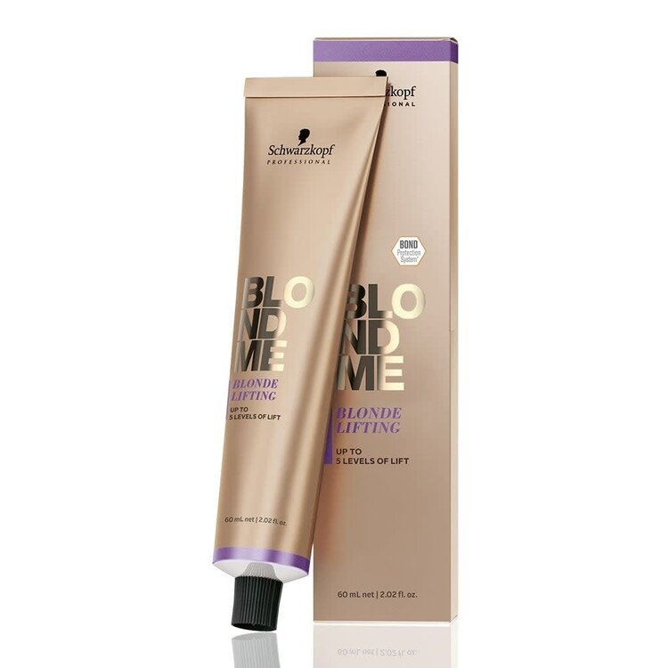 SCHWARZKOPF BLONDME . BLONDE LIFTING | Crème Blondeur à Éclaircir / Up to 5 Level of Lift (60ml/2.02oz)