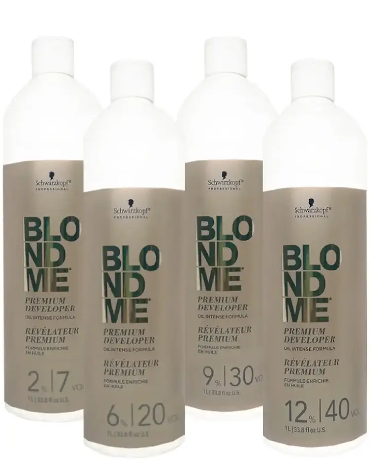 SCHWARZKOPF BLONDME . TECHNIQUE . PREMIUM DEVELOPER | Révélateur Enrichie à l'Huile (1L/1000ml/33.8oz)