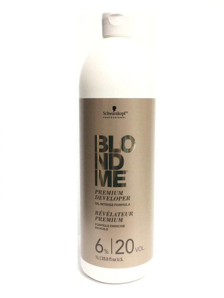 SCHWARZKOPF BLONDME . TECHNIQUE . PREMIUM DEVELOPER | Révélateur Enrichie à l'Huile (1L/1000ml/33.8oz)