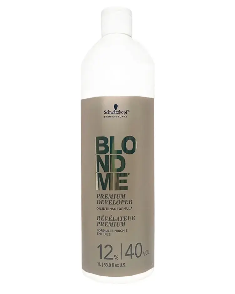 SCHWARZKOPF BLONDME . TECHNIQUE . PREMIUM DEVELOPER | Révélateur Enrichie à l'Huile (1L/1000ml/33.8oz)