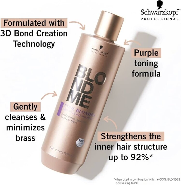 SCHWARZKOPF Blondme | ***Cool Blondes | Shampooing Neutralisant