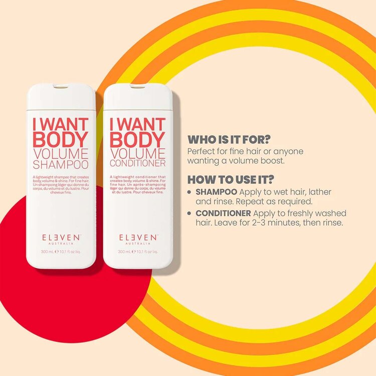 ELEVEN Australia Colour Pop! | Trio Volume | Coffret Fêtes 2025 – Coffret Densité & Corps Pour Un Volume Aérien