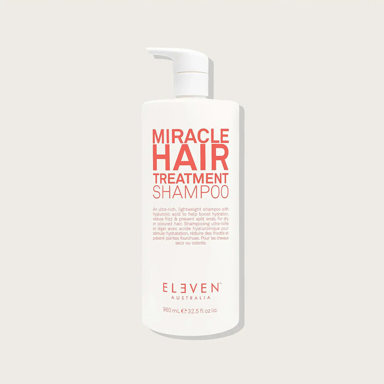 ELEVEN Australia Miracle Hair | Treatment Shampoo – Gentle Cleanse That Helps Repair and Adds Softness & Shine