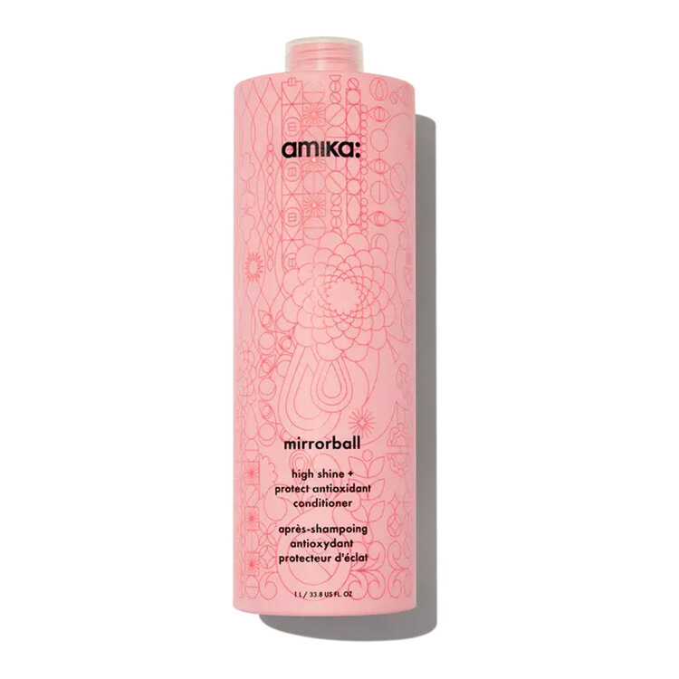 amika: Mirrorball | Antioxidant Shine-Protect Conditioner – Detangles, Smooths and Helps Preserve Color Brilliance