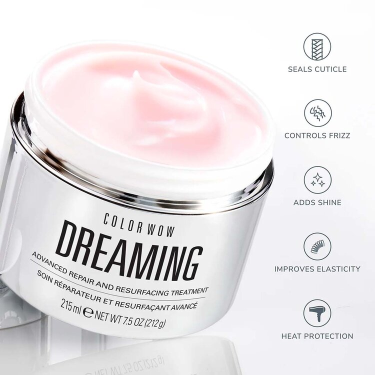 COLOR WOW Dreaming | Advanced Repair Resurfacing Treatment (215 ml / 7.5 oz) – Leave-in that smooths cuticles and reduces breakage