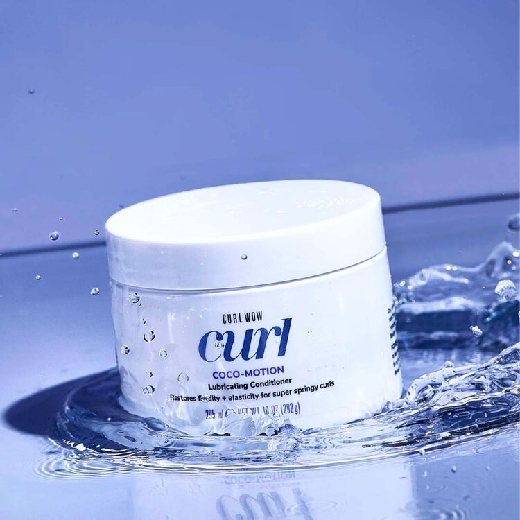 COLOR WOW Curl | Coco-Motion | Lubricating Conditioner – Slip-enhancing detangling conditioner that hydrates and tames frizz