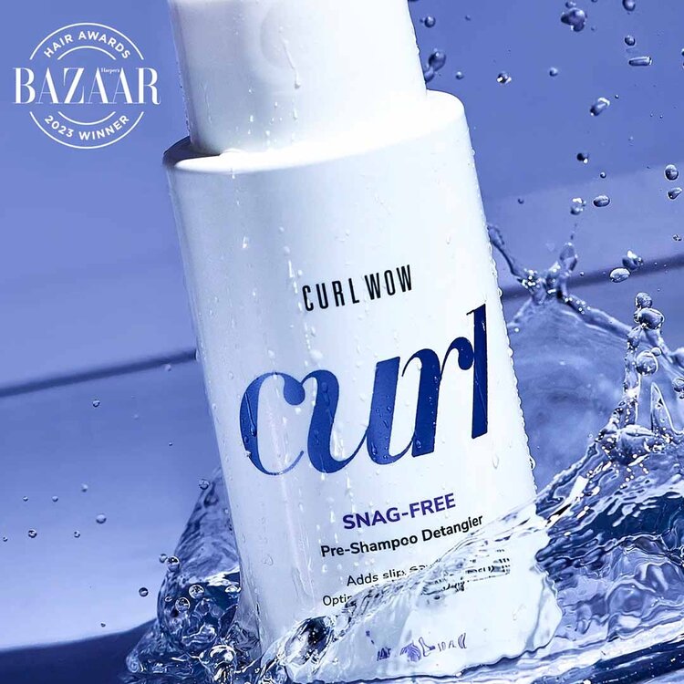 COLOR WOW Curl | Snag-Free | Pre-Shampoo Detangler – Slip-enhancing treatment that protects curls before washing