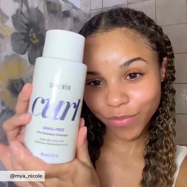 COLOR WOW Curl | Snag-Free | Pre-Shampoo Detangler – Slip-enhancing treatment that protects curls before washing