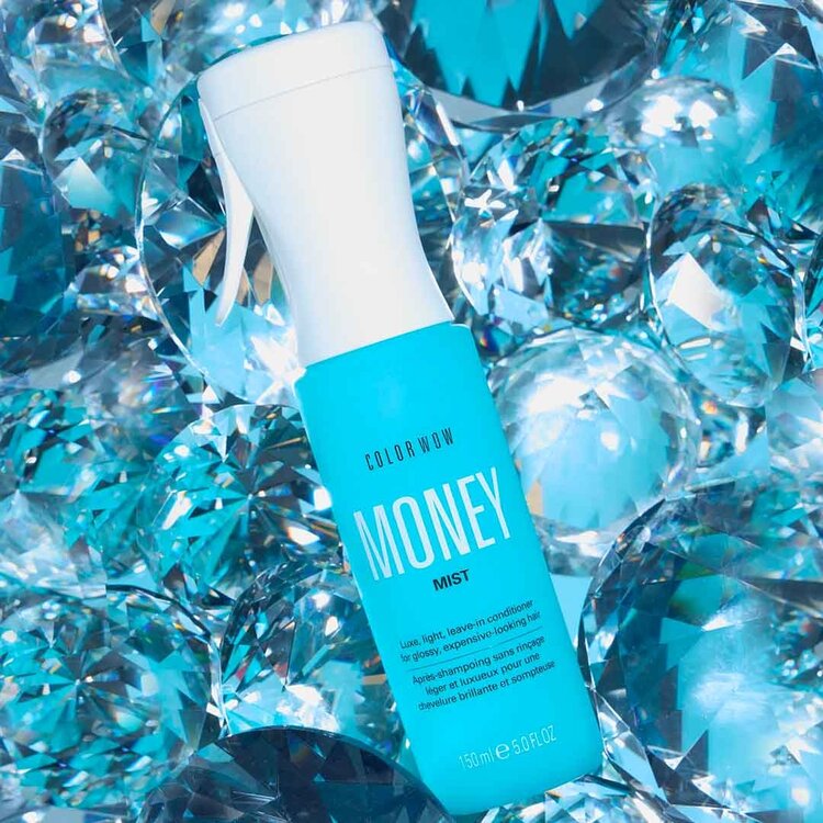 COLOR WOW Money Mist | Après-Shampooing Sans-Rinçage (150 ml / 5.0 oz) – Brume légère qui démêle, hydrate et fait briller