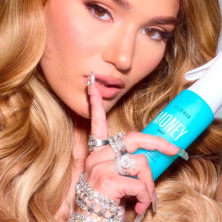 COLOR WOW Money Mist | Après-Shampooing Sans-Rinçage (150 ml / 5.0 oz) – Brume légère qui démêle, hydrate et fait briller