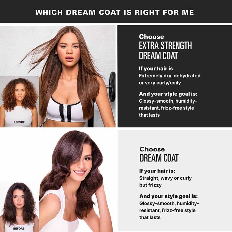 COLOR WOW Dream Coat | Extra Strength | Ultra-Hydrating Anti-Frizz Treatment – Heat-activated spray that locks in moisture and blocks humidity