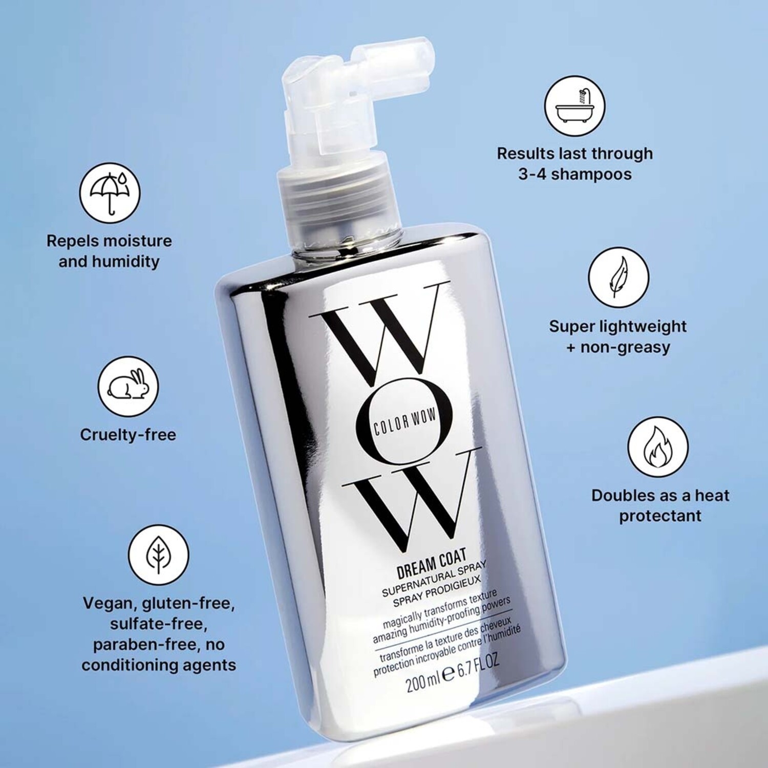 Color Wow Dream Coat – Prodigious anti-frizz spray - Industria
