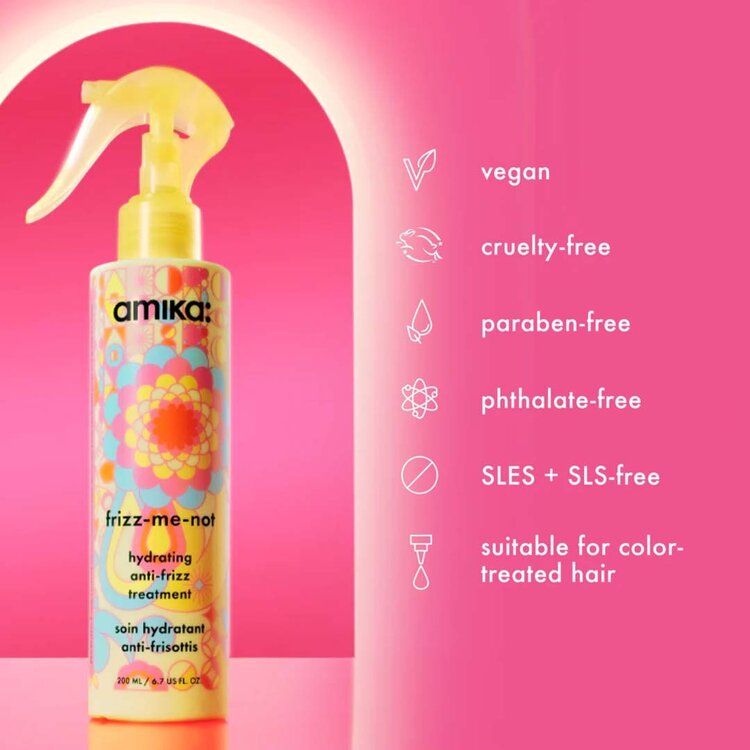 amika: Frizz-Me-Not | Hydrating Anti-Frizz Treatment – Deep Moisture, Smoother Strands and Humidity Protection