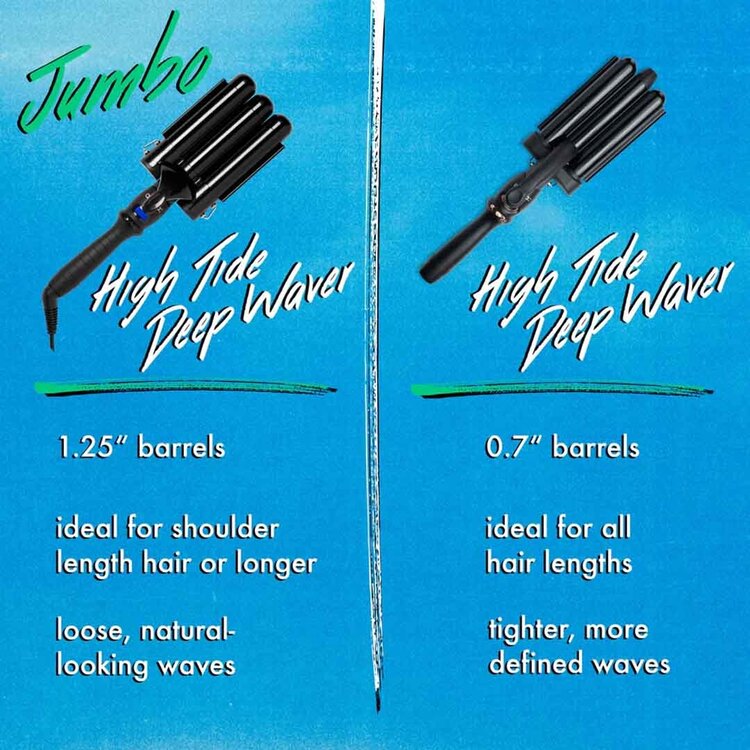 amika: High Tide | Deep Waver (Jumbo) – Oversized, Glossy Waves With Fast, Even Heat