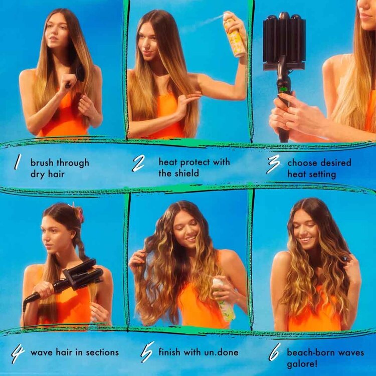 amika: High Tide | Deep Waver (Jumbo) – Oversized, Glossy Waves With Fast, Even Heat