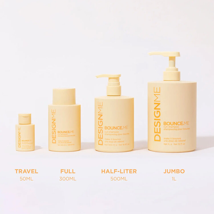DESIGN.ME Bounce.Me | Shampooing pour Boucles – Nettoie en Douceur, Hydrate et Définit Sans Alourdir