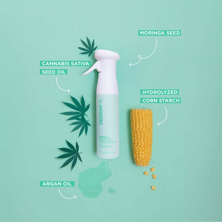 DESIGN.ME Gloss.Me | Brume Infinie Brillance et Protection (250 ml / 8.5 oz) – Voile Léger qui Illumine, Nourrit et Protège Les Longueurs