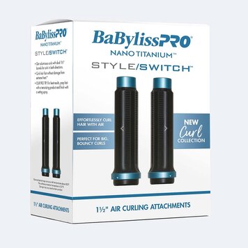 BABYLISSPRO Nano Titanium | Style/Switch | 1½'' Air Curler Attachments - CA-BNTSSC