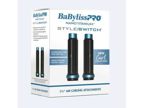 BABYLISSPRO Nano Titanium | Style/Switch | Accessoires Boucleur à Air 1½''