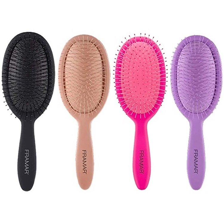 FRAMAR Brosse Démêlante Ovale | Collection Classique – Démêle en douceur sans tirer ni casser