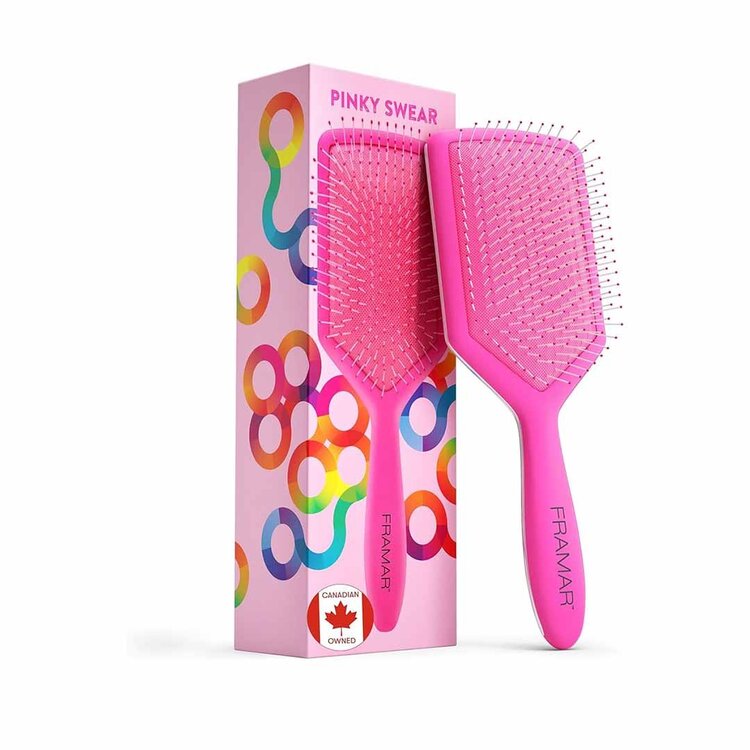 FRAMAR Paddle Brush | Core Collection  – Fast, gentle detangling on a larger surface