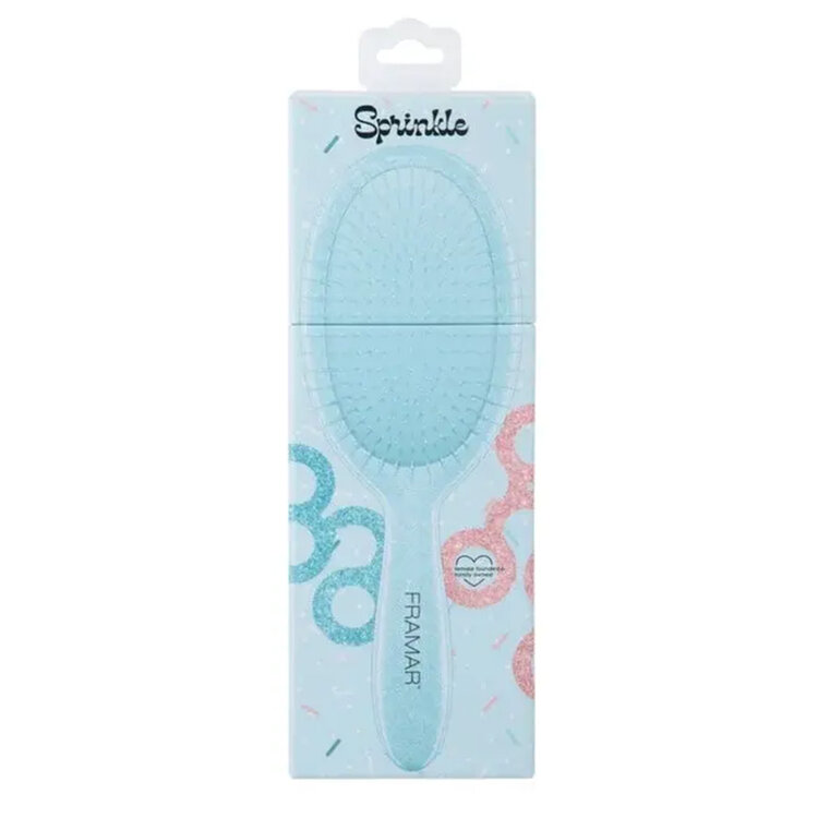 FRAMAR Brosse Démêlante Ovale | Collection Cookie Cutter – Démêle en douceur avec un look cookie ultra cute