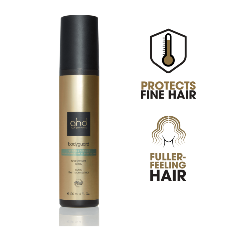 GHD Good Hair Day Bodyguard | Spray Thermo-Protecteur (120 ml / 4 oz) - Protection Chaleur & Fini Léger