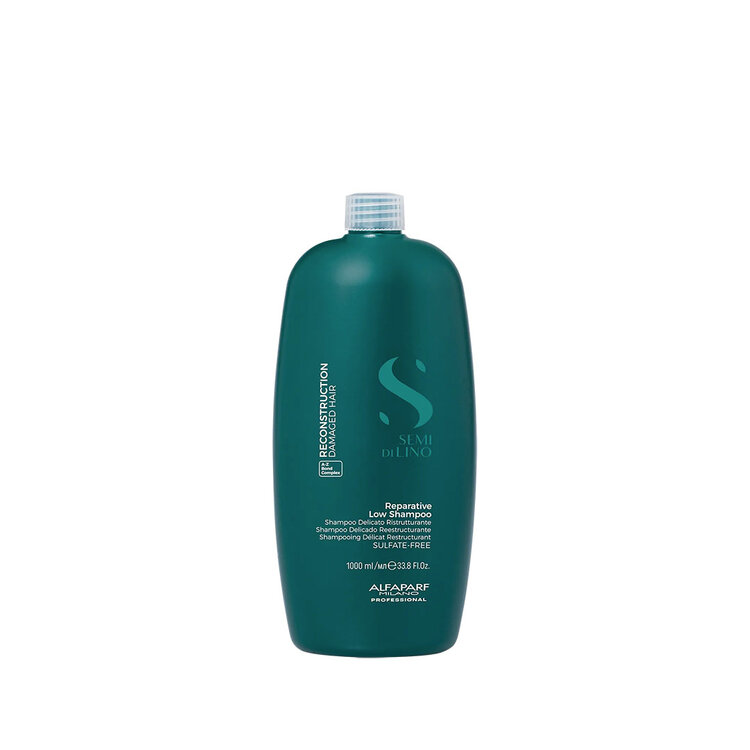 ALFAPARF Milano Semi di Lino Reconstruction | Reparative Low Shampoo – Strengthens and restores damaged hair