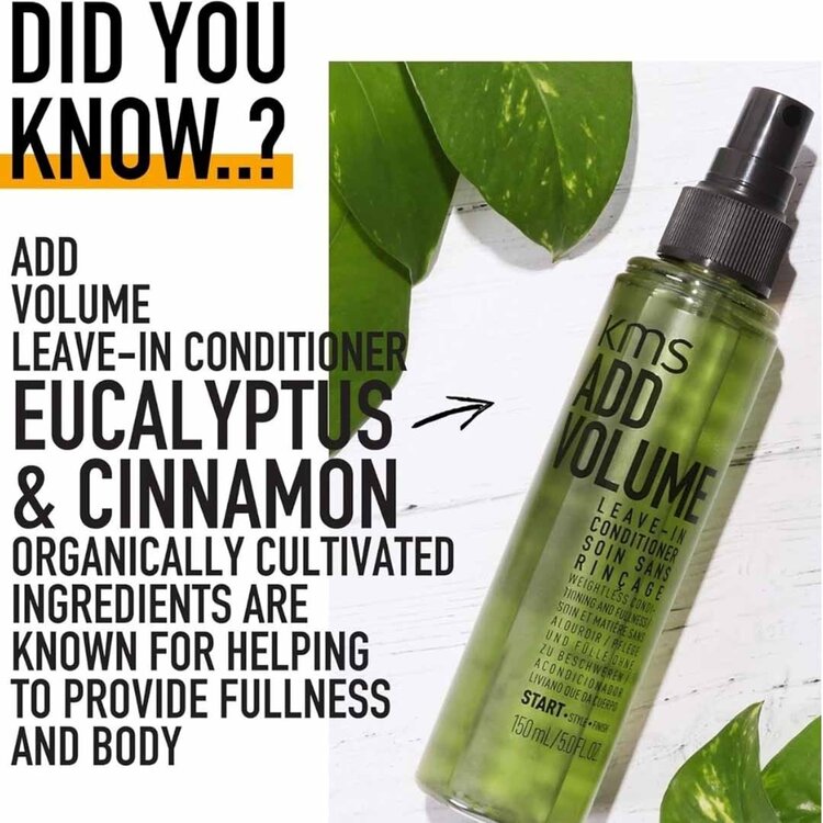 KMS ***Addvolume | Leave-In Conditioner (150ml/5oz) – Adds body and lightweight volume to fine hair