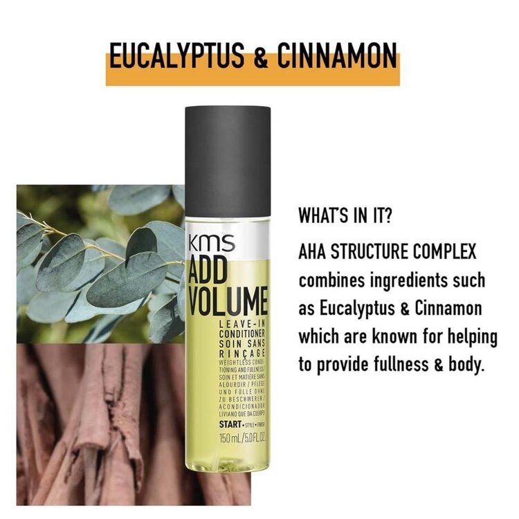 KMS ***Addvolume | Leave-In Conditioner (150ml/5oz) – Adds body and lightweight volume to fine hair