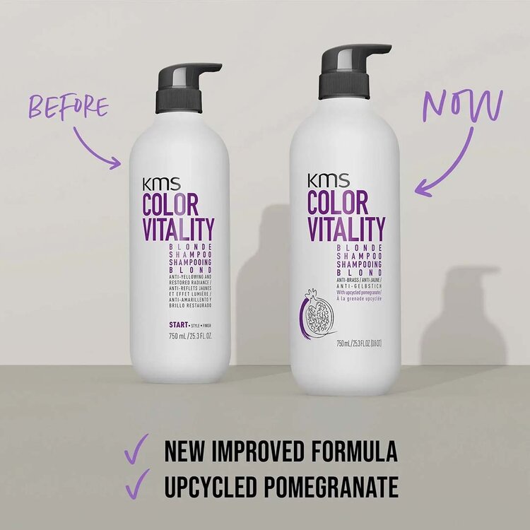 KMS ***Colorvitality | Shampooing Blond – Revives blonde tones and helps reduce yellow brassiness