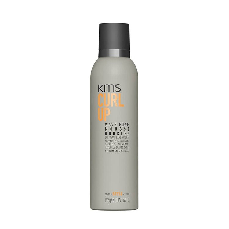 KMS Curlup | Wave Foam (200ml/197g/6.9oz) – Boosts bounce and defines curls without weighing them down