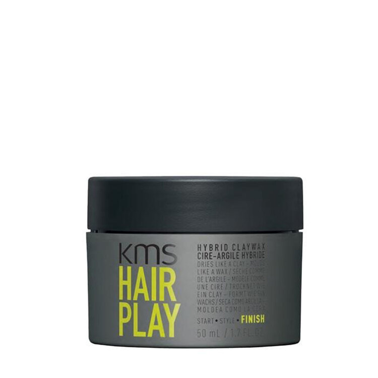 KMS HairPlay | Hybrid Claywax 50ml (1.7 oz) – Matte texture and long-lasting definition
