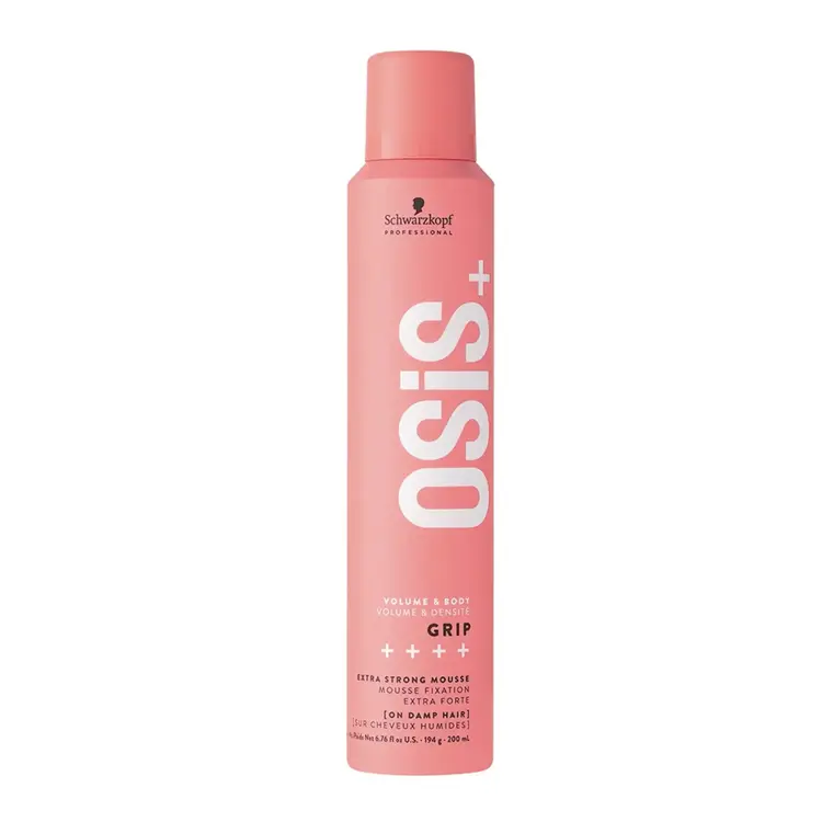 SCHWARZKOPF OSIS+ . Volume & Densité | Grip . Mousse Extra Forte (200ml/154g/6.76oz)