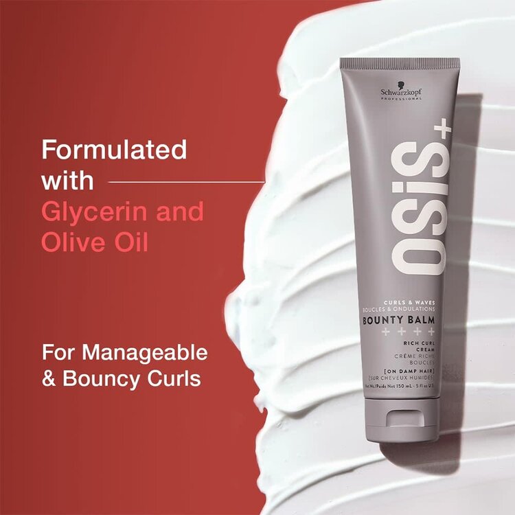 SCHWARZKOPF OSIS+ . Boucles & Ondulations | Bounty Balm . Crème Riches Boucles (150ml/5oz)